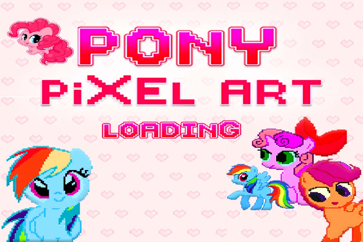 Pony Pixel Art Color by Number Saba Soft Games